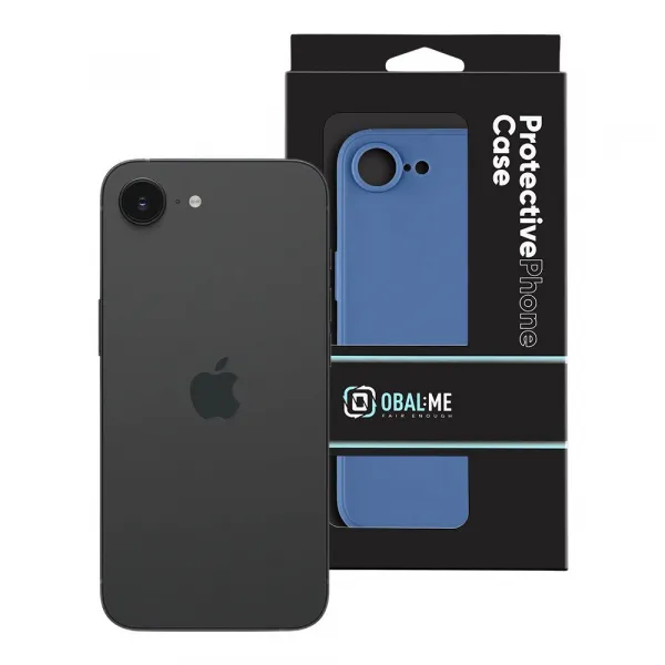 OBAL:ME Matný TPU Kryt pre iPhone 16e / 17e, modrý