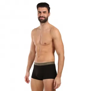 3PACK pánske boxerky Tommy Hilfiger čierne (UM0UM02763 0VV) S, trenky
