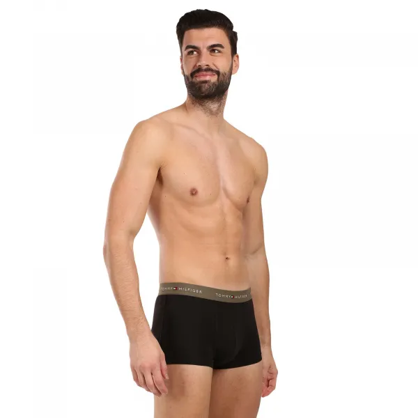 3PACK pánske boxerky Tommy Hilfiger čierne (UM0UM02763 0VV) S, trenky