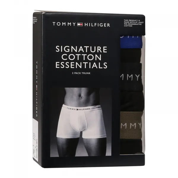 3PACK pánske boxerky Tommy Hilfiger čierne (UM0UM02763 0VV) S, trenky