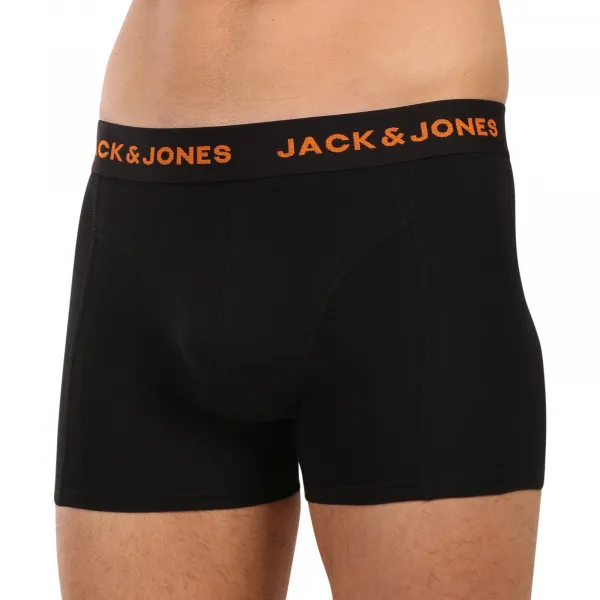 5PACK pánske boxerky Jack and Jones čierné (12167028-BLK/BLK) M, trenky