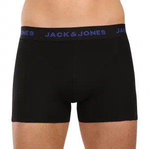 5PACK pánske boxerky Jack and Jones čierné (12167028-BLK/BLK) M, trenky