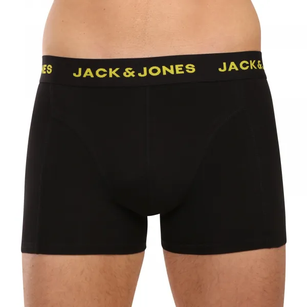 5PACK pánske boxerky Jack and Jones čierné (12167028-BLK/BLK) M, trenky
