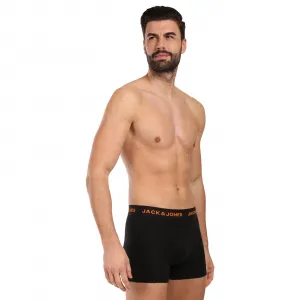 5PACK pánske boxerky Jack and Jones čierné (12167028-BLK/BLK) M, trenky