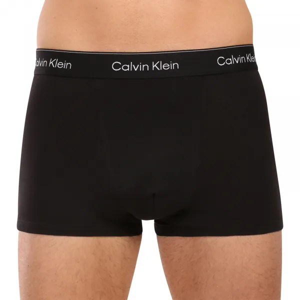 3PACK pánske boxerky Calvin Klein čierné (NB4286-TM6) M, trenky