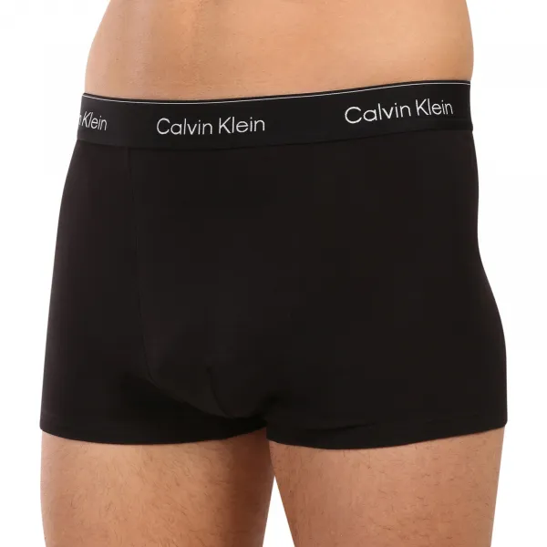3PACK pánske boxerky Calvin Klein čierné (NB4286-TM6) M, trenky