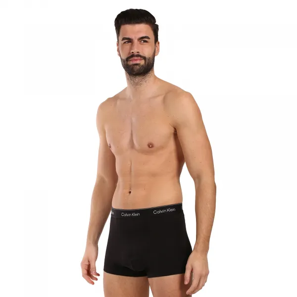 3PACK pánske boxerky Calvin Klein čierné (NB4286-TM6) M, trenky