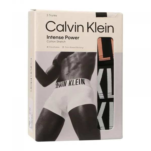 3PACK pánske boxerky Calvin Klein čierne (NB3608A-VVN) S, trenky