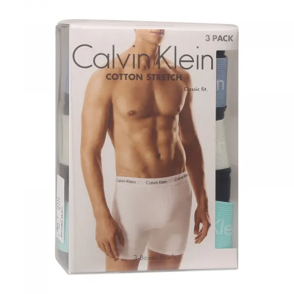 3PACK pánske boxerky Calvin Klein čierné (NB1770A-VXA) M, trenky