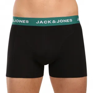 3PACK pánske boxerky Jack and Jones čierne (12271554) M, trenky
