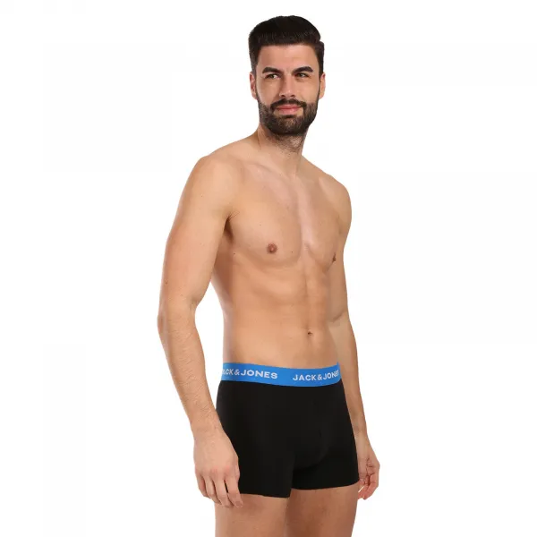 3PACK pánske boxerky Jack and Jones čierne (12271554) M, trenky