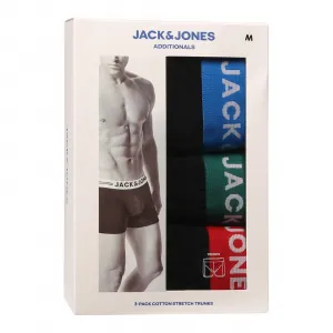 3PACK pánske boxerky Jack and Jones čierne (12271554) M, trenky