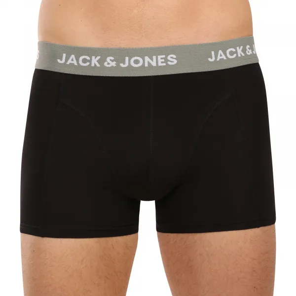 3PACK pánske boxerky Jack and Jones čierne (12268482) L, trenky
