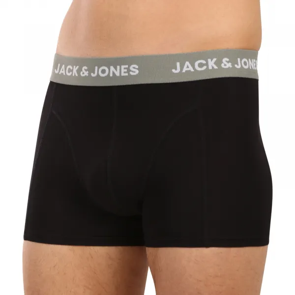 3PACK pánske boxerky Jack and Jones čierne (12268482) L, trenky