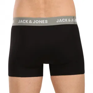 3PACK pánske boxerky Jack and Jones čierne (12268482) L, trenky