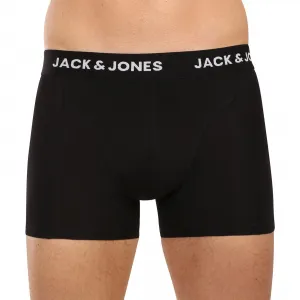 3PACK pánske boxerky Jack and Jones čierne (12268482) L, trenky