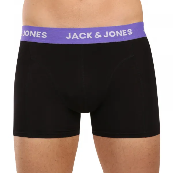 3PACK pánske boxerky Jack and Jones čierne (12268482) L, trenky