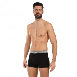 3PACK pánske boxerky Jack and Jones čierne (12268482) L, trenky