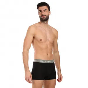 3PACK pánske boxerky Jack and Jones čierne (12268482) L, trenky