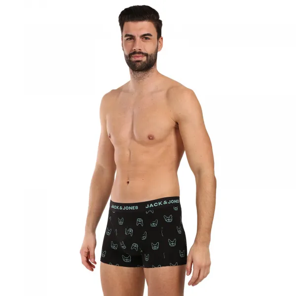 3PACK pánske boxerky Jack and Jones viacfarebné (12275817) M, trenky