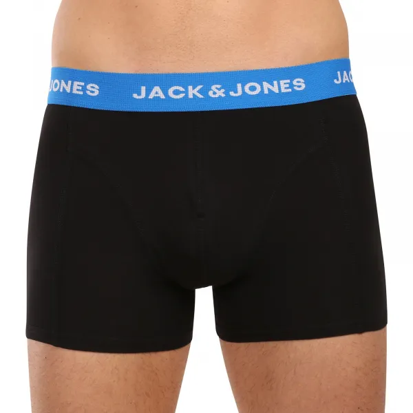 3PACK pánske boxerky Jack and Jones čierne (12271554) M, trenky