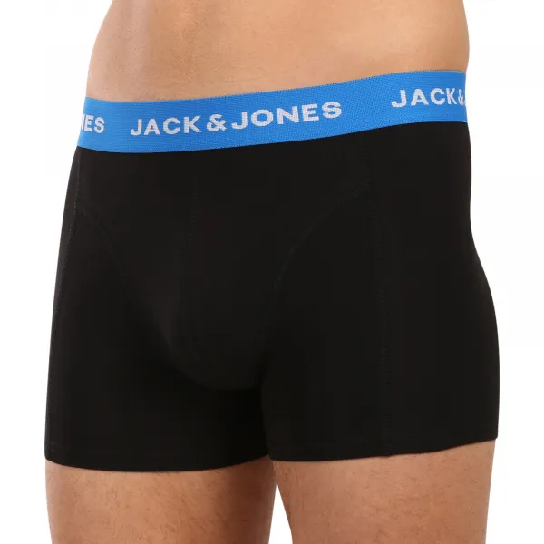 3PACK pánske boxerky Jack and Jones čierne (12271554) M, trenky