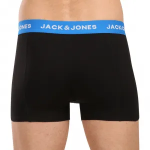 3PACK pánske boxerky Jack and Jones čierne (12271554) M, trenky