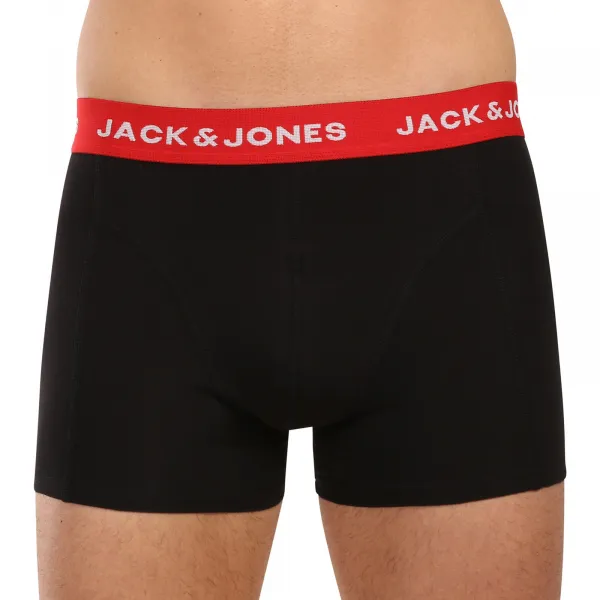 3PACK pánske boxerky Jack and Jones čierne (12271554) M, trenky