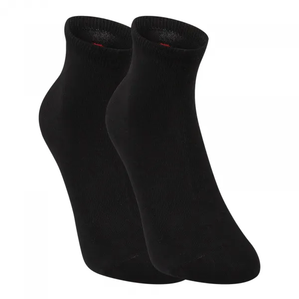 2PACK ponožky HUGO členkové čierne (50516396 001) M