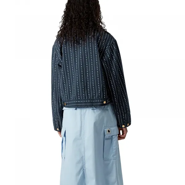 Carhartt WIP Drewe Jacket Heart W "Pinstripe Ink" (I034845-2RU02)