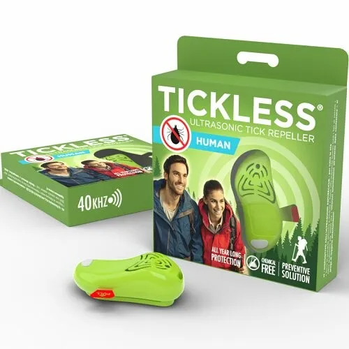 TICKLESS® HUMAN Ultrazvukový odpuzovač kliešťov abĺch pre ľudí, zelená