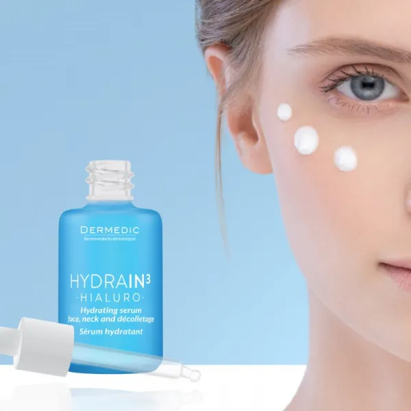 Dermedic Hydrain3 Hialuro hydratačné pleťové sérum pre suchú až veľmi suchú pleť 30 ml
