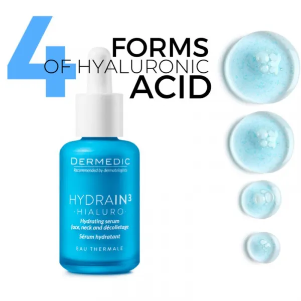 Dermedic Hydrain3 Hialuro hydratačné pleťové sérum pre suchú až veľmi suchú pleť 30 ml