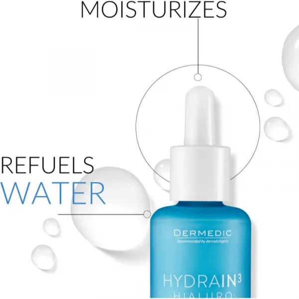 Dermedic Hydrain3 Hialuro hydratačné pleťové sérum pre suchú až veľmi suchú pleť 30 ml