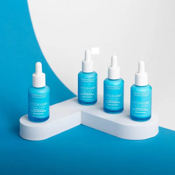 Dermedic Hydrain3 Hialuro hydratačné pleťové sérum pre suchú až veľmi suchú pleť 30 ml