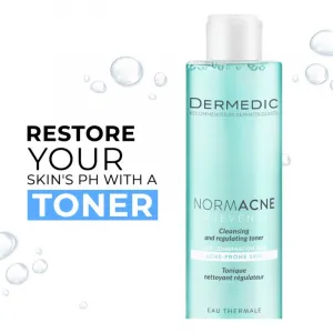 Dermedic Normacne Preventi upokojujúce čistiace tonikum pre mastnú a zmiešanú pleť 200 ml