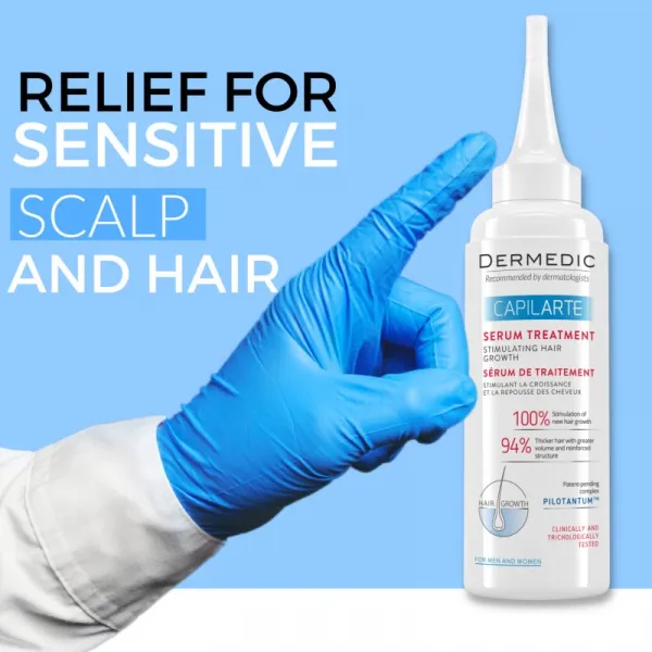 Dermedic Capilarte sérum stimulujúce rast vlasov s regeneračným účinkom 150 ml