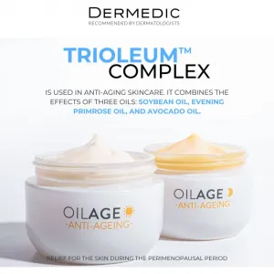 Dermedic Oilage Anti-Ageing vyživujúci denný krém pre obnovu hutnosti pleti 50 g