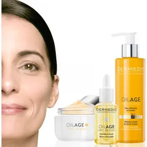 Dermedic Oilage Anti-Ageing vyživujúci denný krém pre obnovu hutnosti pleti 50 g