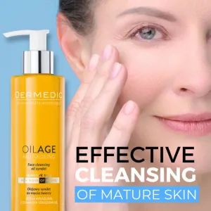 Dermedic Oilage Anti-Ageing olejový syndet na umývanie tváre 200 ml