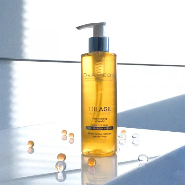 Dermedic Oilage Anti-Ageing olejový syndet na umývanie tváre 200 ml