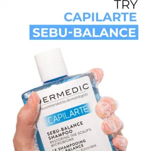 Dermedic Capilarte hĺbkovo čistiaci šampón pre mastnú pokožku hlavy 300 ml