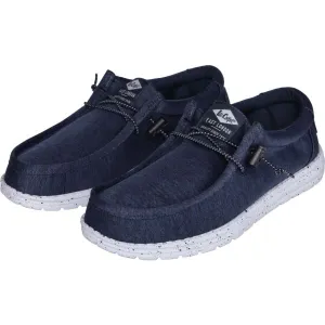 Lee Cooper CANVAS Pánske mokasíny, tmavo modrá, veľkosť
