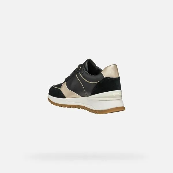 Black women's sneakers Geox Desya - Women's