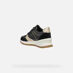 Black women's sneakers Geox Desya - Women's