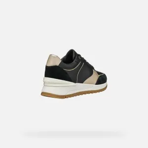 Black women's sneakers Geox Desya - Women's
