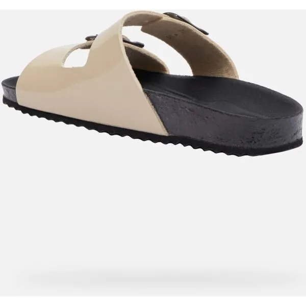 Beige women's slippers Geox Brionia R - Women's