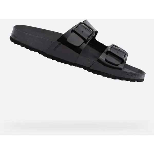 Black women's slippers Geox Brionia R - Women's