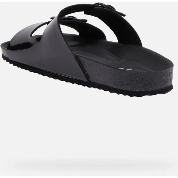 Black women's slippers Geox Brionia R - Women's