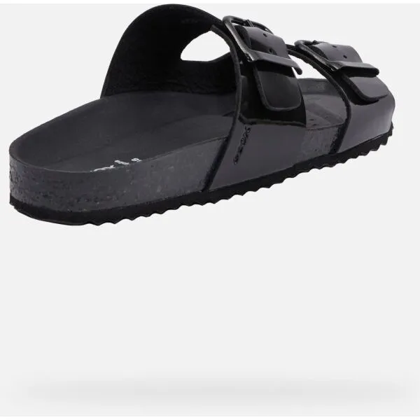 Black women's slippers Geox Brionia R - Women's